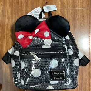 Disneyland minnie mouse loungefly backpack